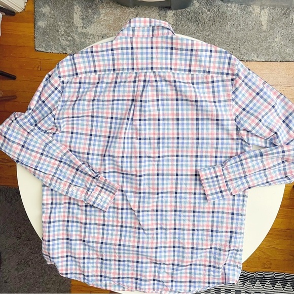 Johnnie-O Men’s Damien Classic fit Check Print Button Down Shirt Size XL - Picture 6 of 6